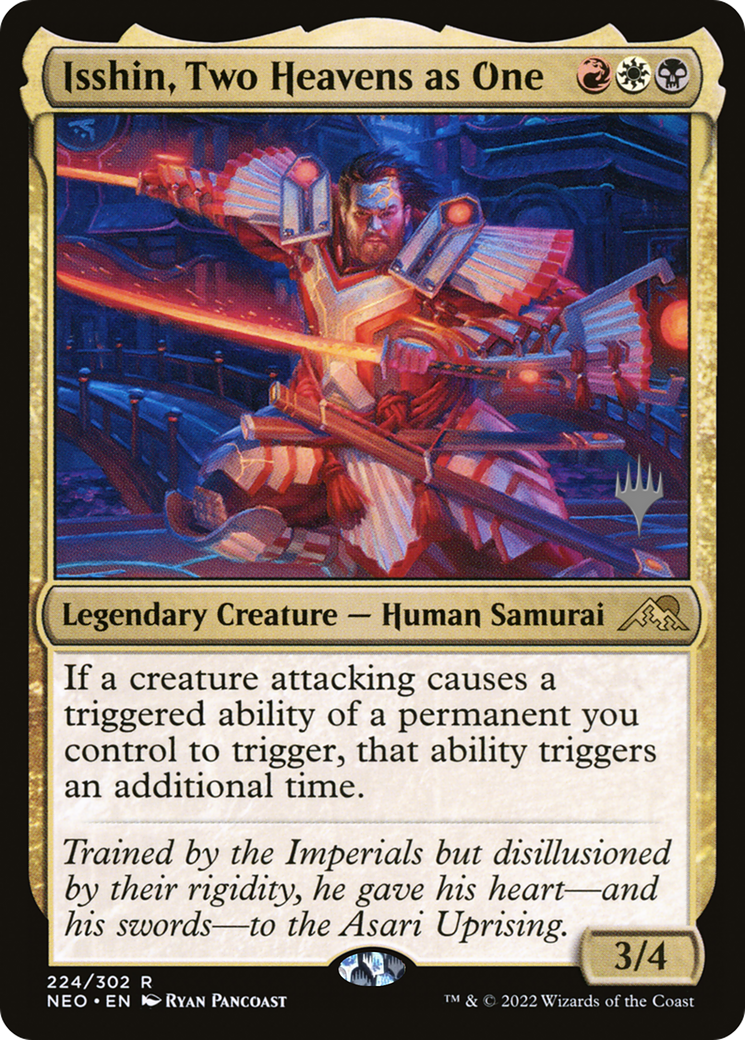 Isshin, Two Heavens as One (Promo Pack) [Kamigawa: Neon Dynasty Promos]-1