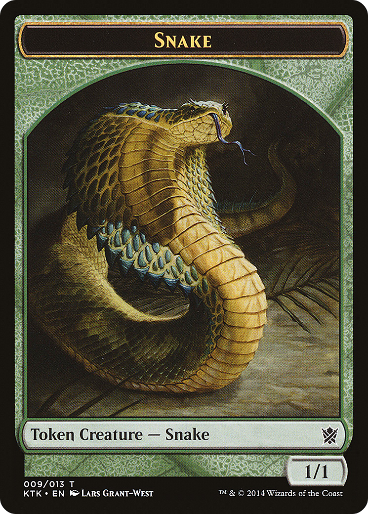 Snake Token [Khans of Tarkir Tokens]-1