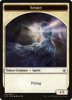 Spirit // Soldier Double-Sided Token [Archenemy: Nicol Bolas Tokens]-1