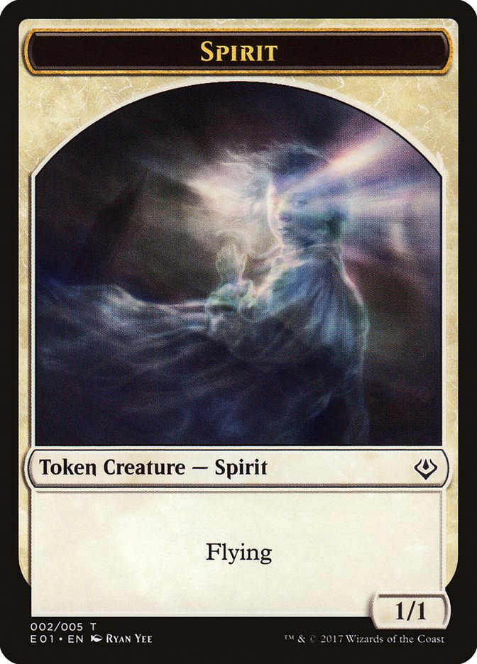 Spirit // Soldier Double-Sided Token [Archenemy: Nicol Bolas Tokens]-1