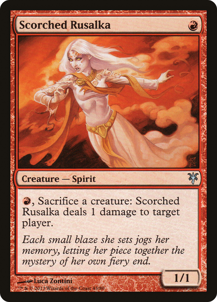 Scorched Rusalka [Duel Decks: Sorin vs. Tibalt]-3