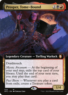 Prosper, Tome-Bound (Extended Art) [Dungeons & Dragons: Adventures in the Forgotten Realms Commander]-1
