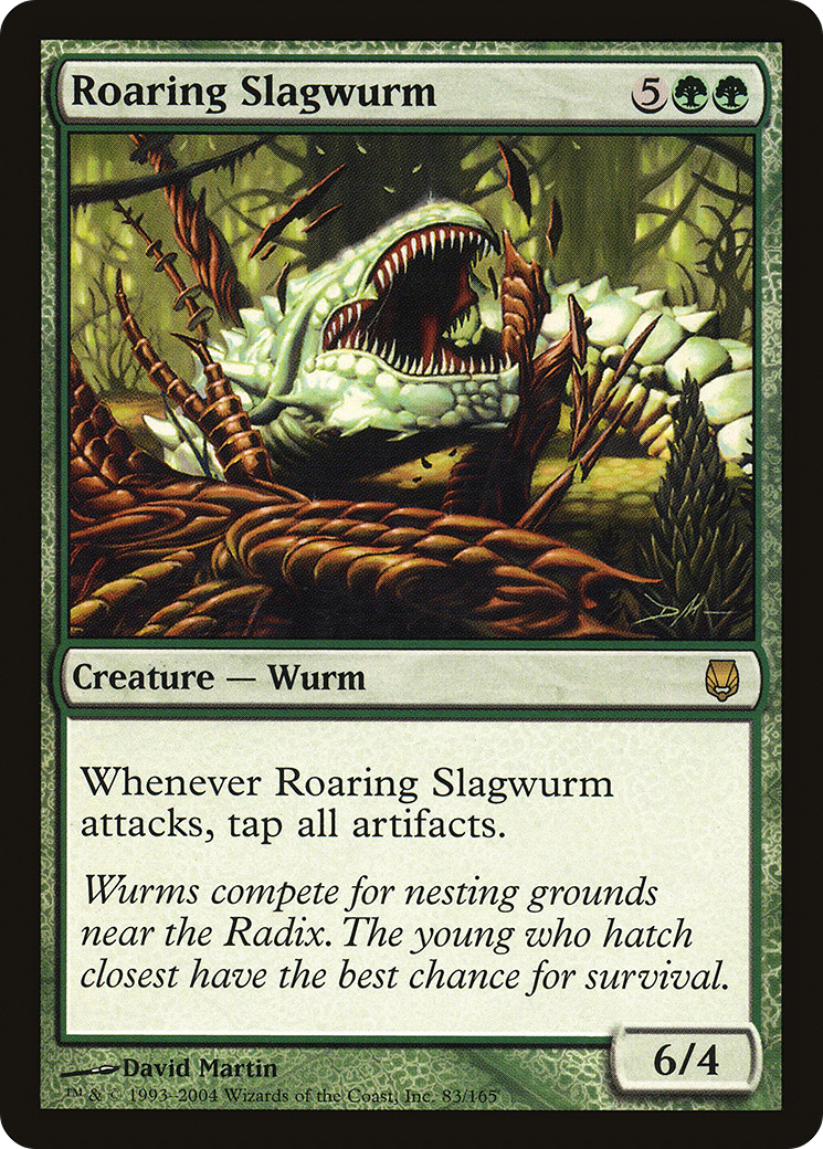 Roaring Slagwurm [Darksteel]-1