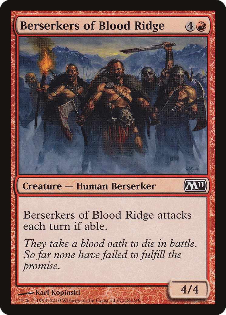 Berserkers of Blood Ridge [Magic 2011]-1