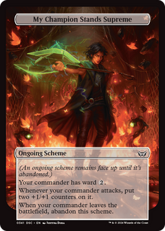 My Champion Stands Supreme (Full Art) [Duskmourn: Archenemy]-3