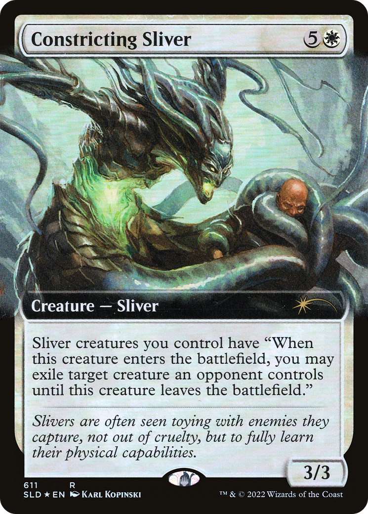 Constricting Sliver (Extended Art) [Secret Lair Drop Promos]-1