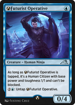 A-Futurist Operative (NEO-A-53) - Kamigawa: Neon Dynasty-1