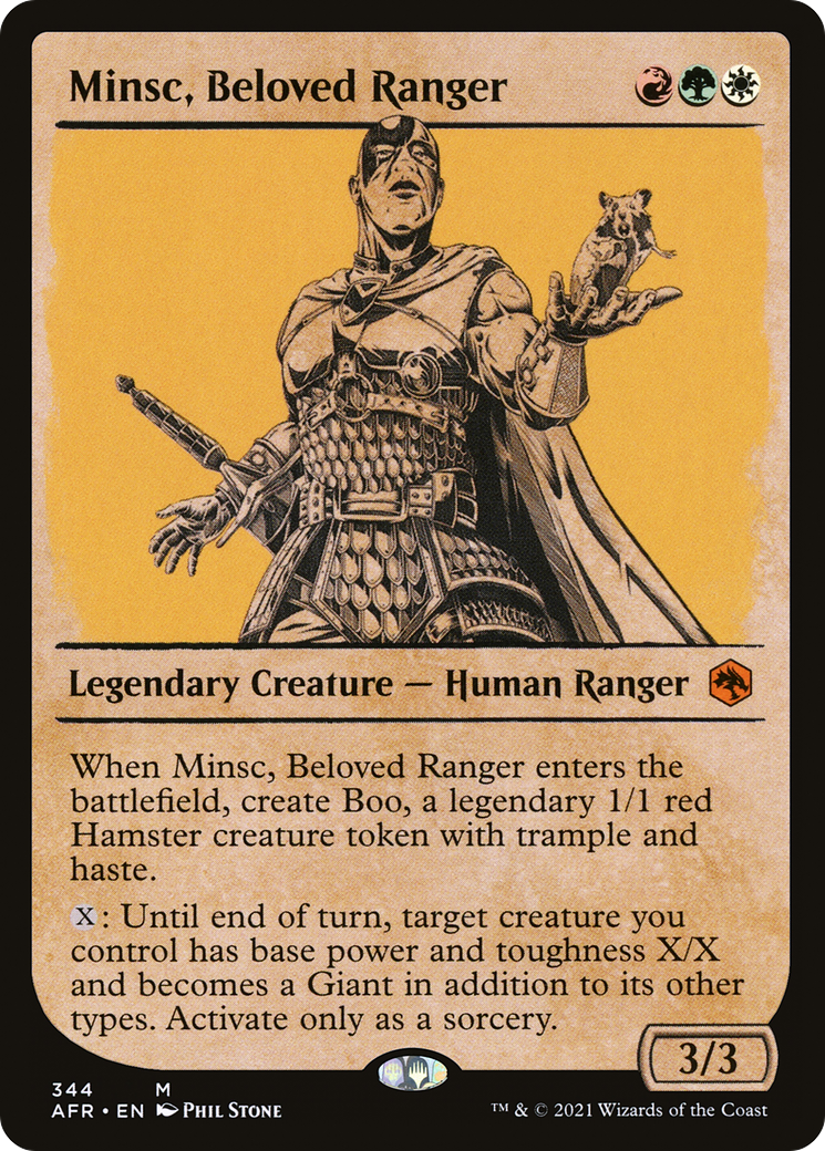 Minsc, Beloved Ranger (Showcase) [Dungeons & Dragons: Adventures in the Forgotten Realms]-1