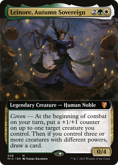 Leinore, Autumn Sovereign (Extended Art) [Innistrad: Midnight Hunt Commander]-1