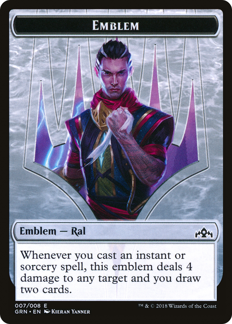 Ral, Izzet Viceroy Emblem [Guilds of Ravnica Tokens]-1