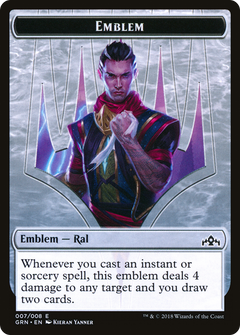 Ral, Izzet Viceroy Emblem [Guilds of Ravnica Tokens]-1