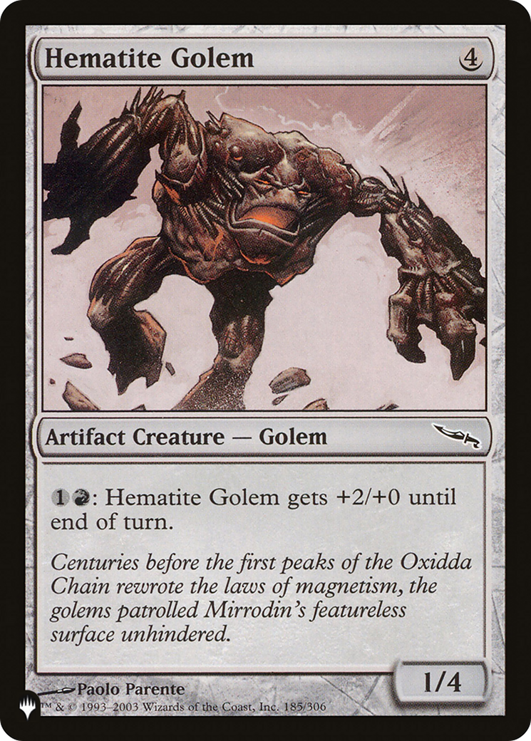 Hematite Golem [The List]-1