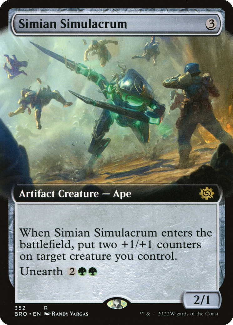 Simian Simulacrum (Extended Art) [The Brothers' War]-1