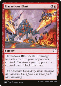 Hazardous Blast [Phyrexia: All Will Be One]-1