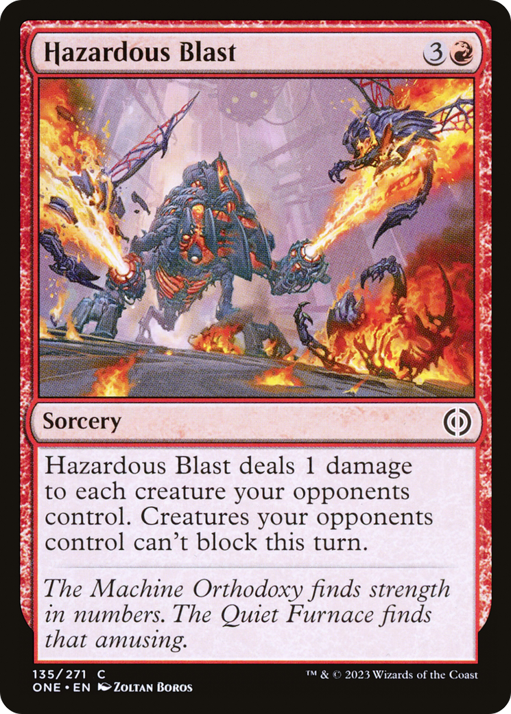 Hazardous Blast [Phyrexia: All Will Be One]-1