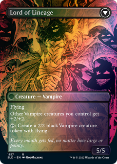 Bloodline Keeper // Lord of Lineage (Borderless) [Secret Lair: From Cute to Brute]-2
