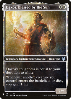 Daxos, Blessed by the Sun (Showcase) [The List]-1