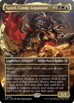 Gonti, Canny Acquisitor (Borderless) [Outlaws of Thunder Junction Commander]-1