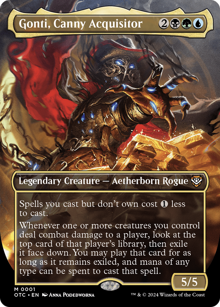 Gonti, Canny Acquisitor (Borderless) [Outlaws of Thunder Junction Commander]-1
