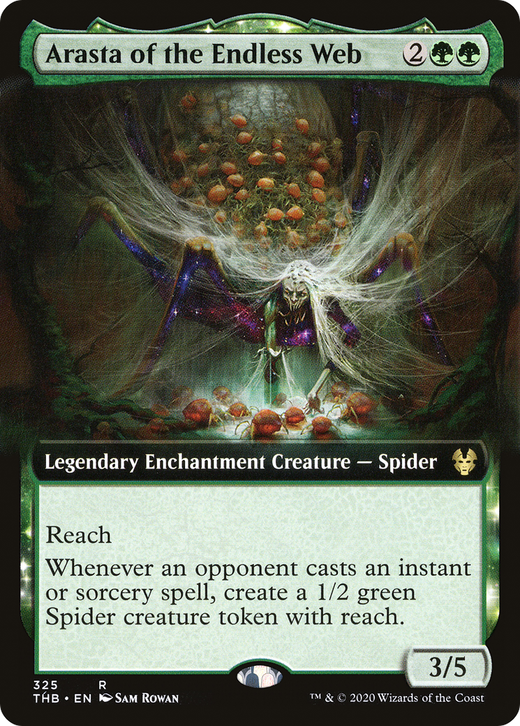 Arasta of the Endless Web (Extended Art) [Theros Beyond Death]-1
