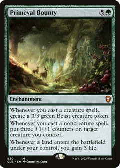 Primeval Bounty [Commander Legends: Battle for Baldur's Gate]-1
