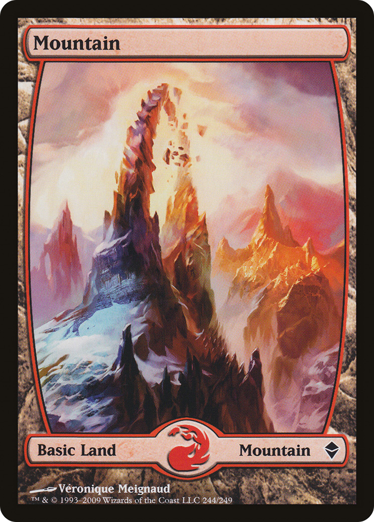 Mountain (244) [Zendikar]-1
