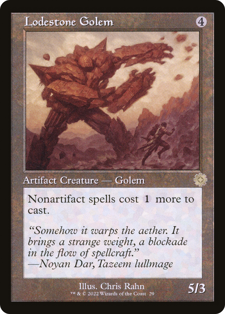 Lodestone Golem (Retro) [The Brothers' War Retro Artifacts]-1