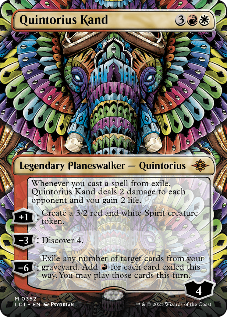 Quintorius Kand (0352) (Borderless) [The Lost Caverns of Ixalan]-1
