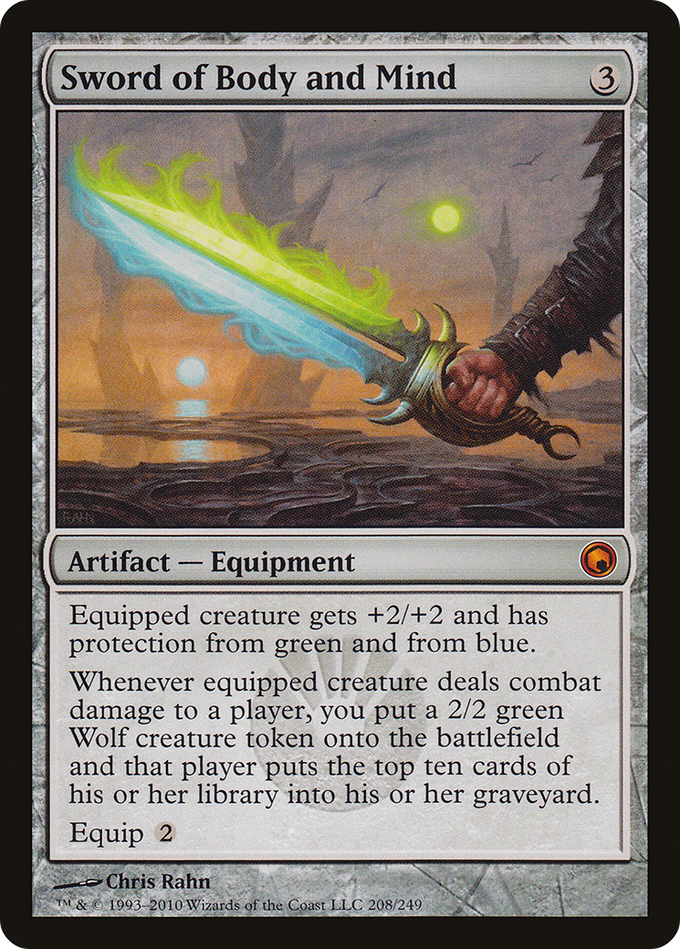 Sword of Body and Mind [Scars of Mirrodin]-1