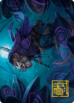 Nightwhorl Hermit // Nightwhorl Hermit (ABLB-010) - Bloomburrow Art Series (Borderless)-3