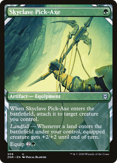 Skyclave Pick-Axe (Showcase) [Zendikar Rising]-1