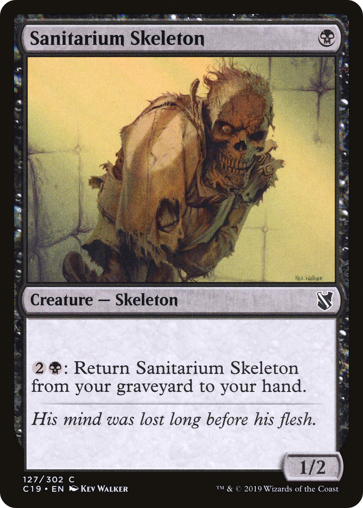 Sanitarium Skeleton [Commander 2019]-1