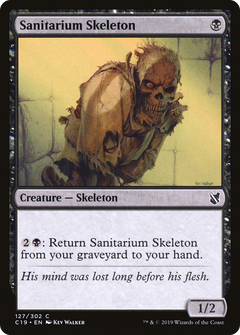 Sanitarium Skeleton [Commander 2019]-1