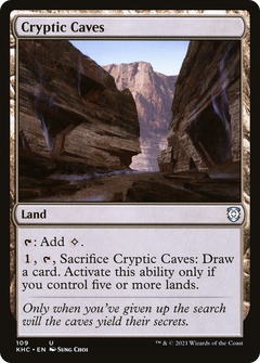 Cryptic Caves [Kaldheim Commander]-1
