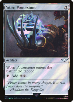 Worn Powerstone (Surge Foil) (40K-263) - Warhammer 40,000 Commander Foil-1