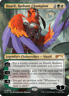 Huatli, Radiant Champion (SLD-1699) - Secret Lair Drop (Borderless) Foil-1