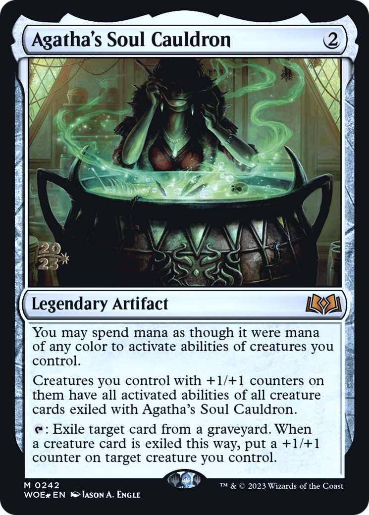 Agatha's Soul Cauldron [Wilds of Eldraine Prerelease Promos]-1