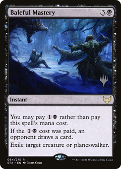 Baleful Mastery (Promo Pack) [Strixhaven: School of Mages Promos]-1