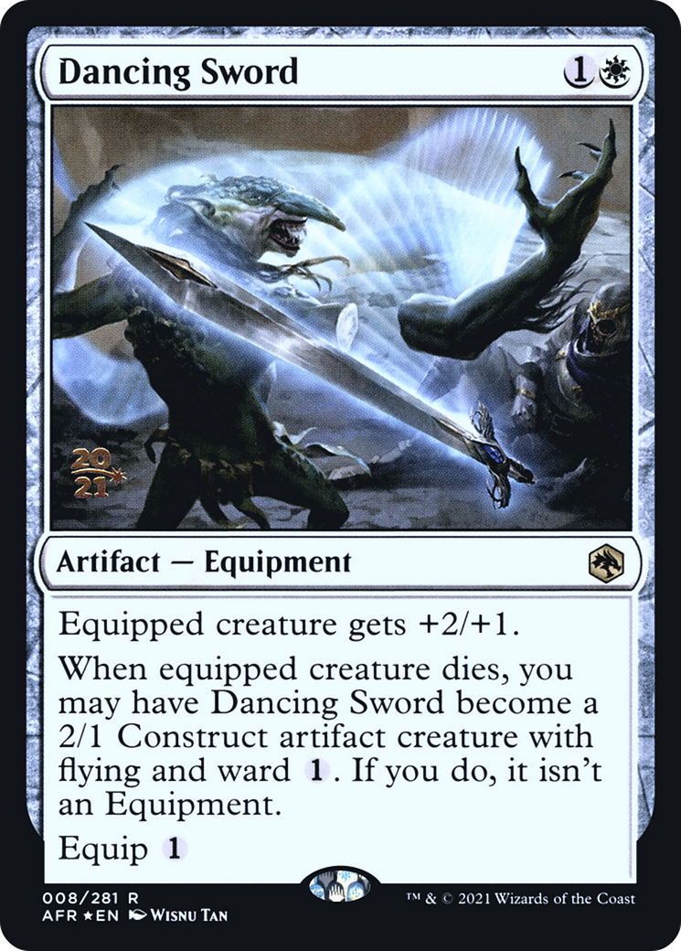 Dancing Sword [Dungeons & Dragons: Adventures in the Forgotten Realms Prerelease Promos]-1