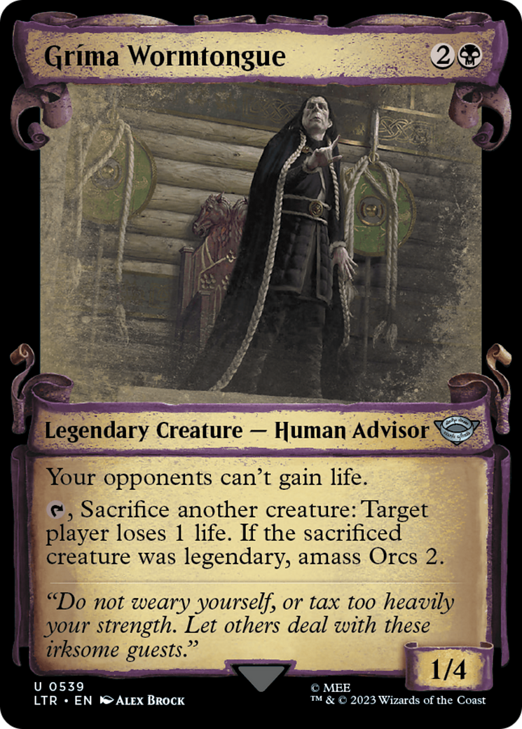 Grima Wormtongue [The Lord of the Rings: Tales of Middle-Earth Showcase Scrolls]-1