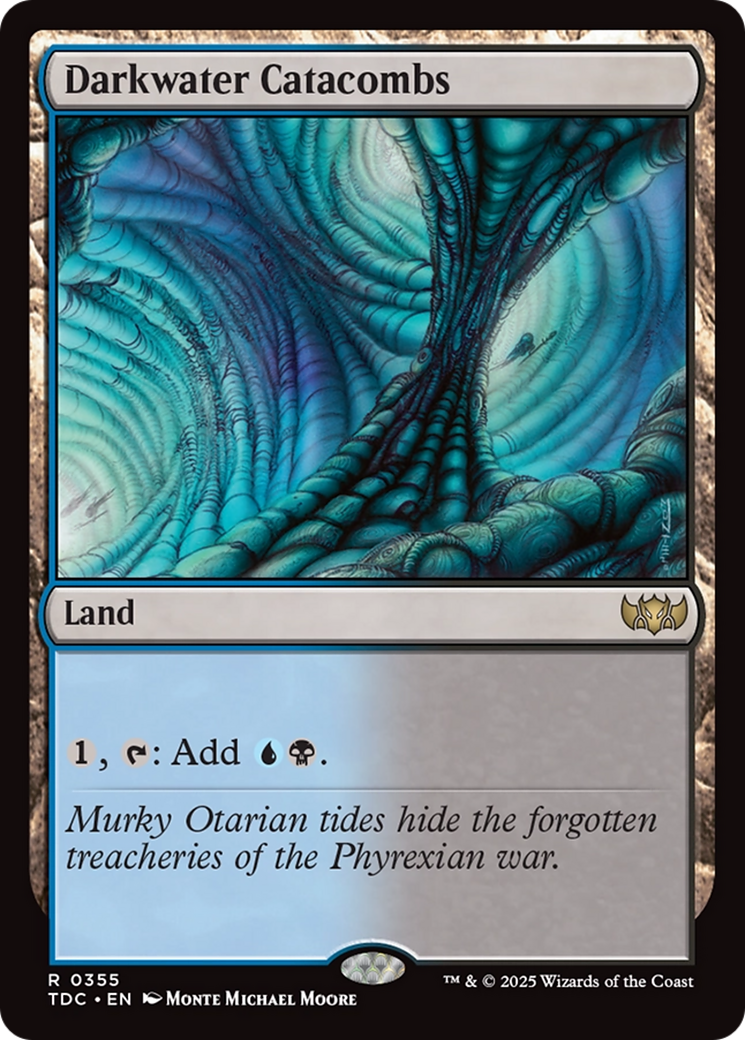 Darkwater Catacombs [Tarkir: Dragonstorm Commander]-1