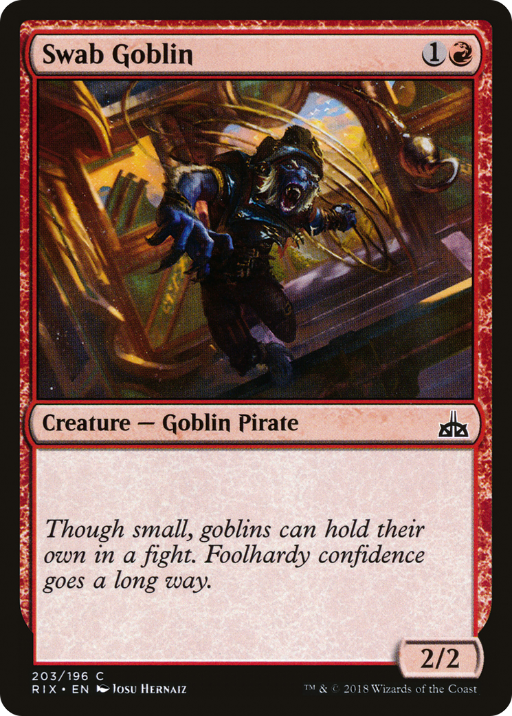Swab Goblin [Rivals of Ixalan]-1