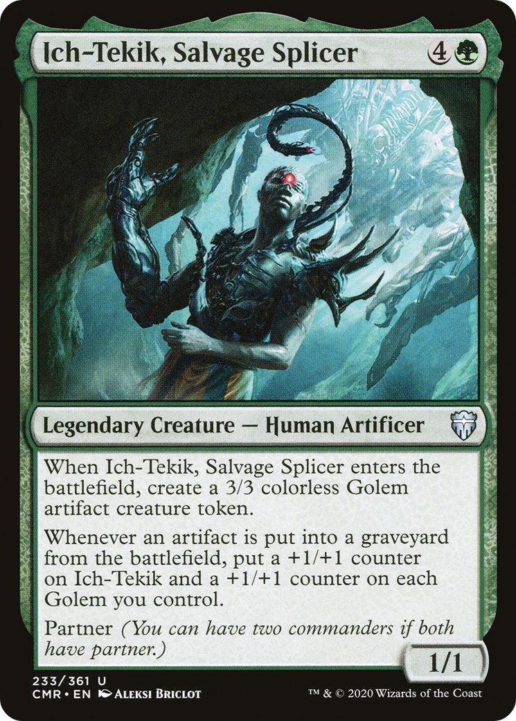 Ich-Tekik, Salvage Splicer [Commander Legends]-1