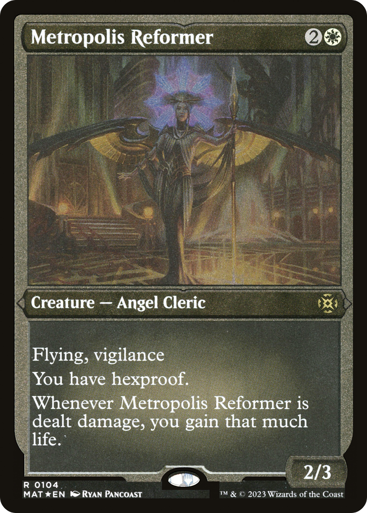 Metropolis Reformer (MAT-104) - March of the Machine: The Aftermath Etched Foil-1