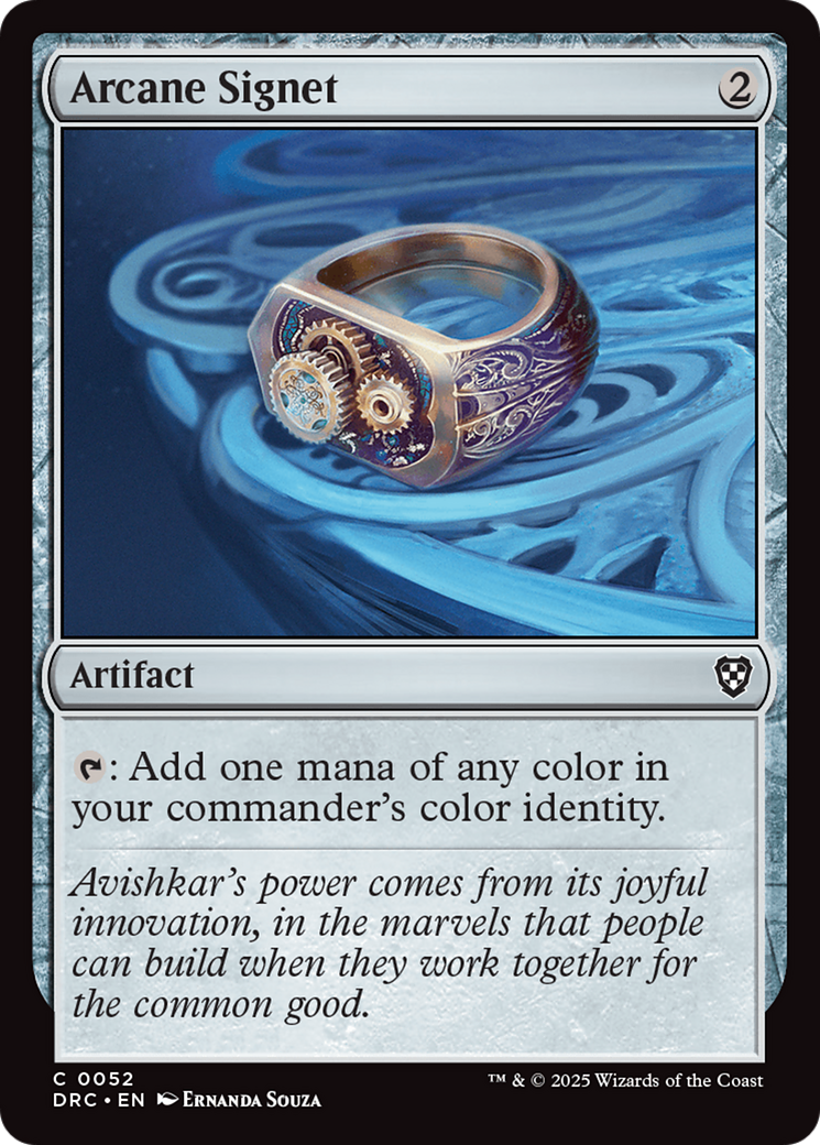 Arcane Signet (0052) [Aetherdrift Commander]-1