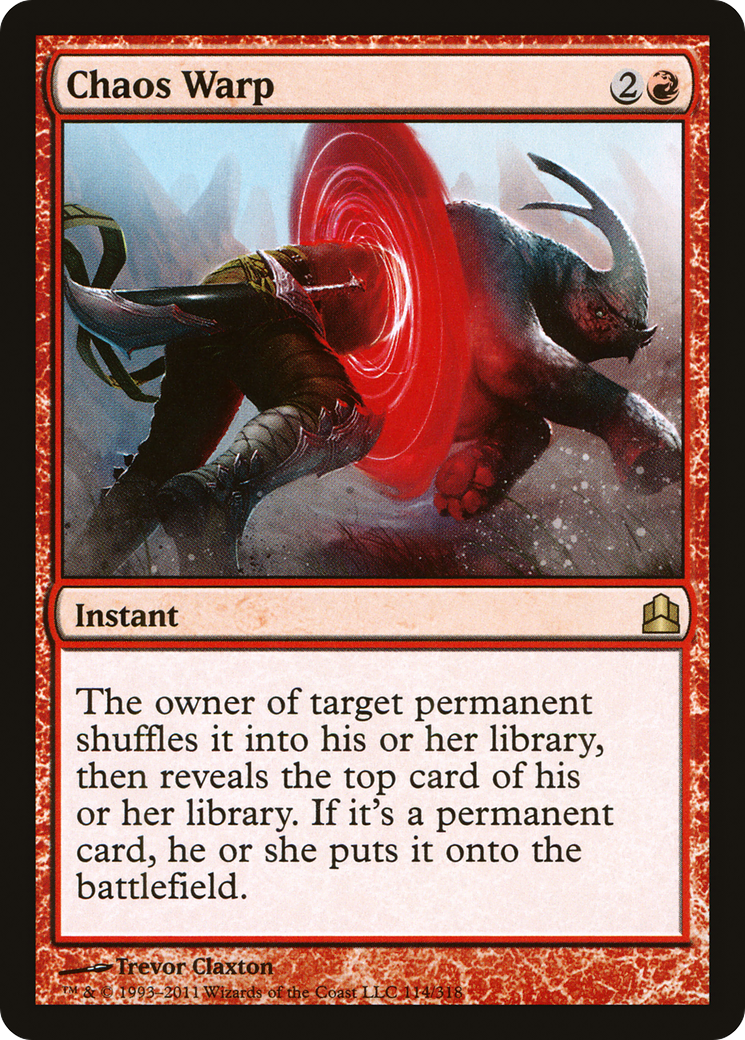 Chaos Warp [Commander 2011]-1