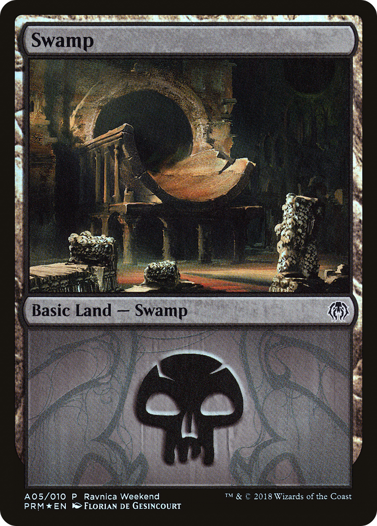 Swamp (A05) [Ravnica Allegiance Ravnica Weekend]-1