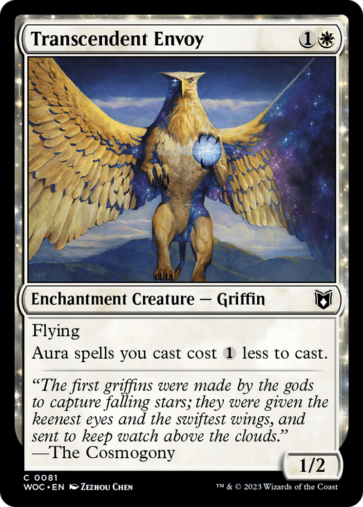 Transcendent Envoy (WOC-081) - Wilds of Eldraine Commander: (enchantment)-1