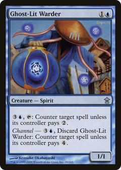 Ghost-Lit Warder [Saviors of Kamigawa]-1