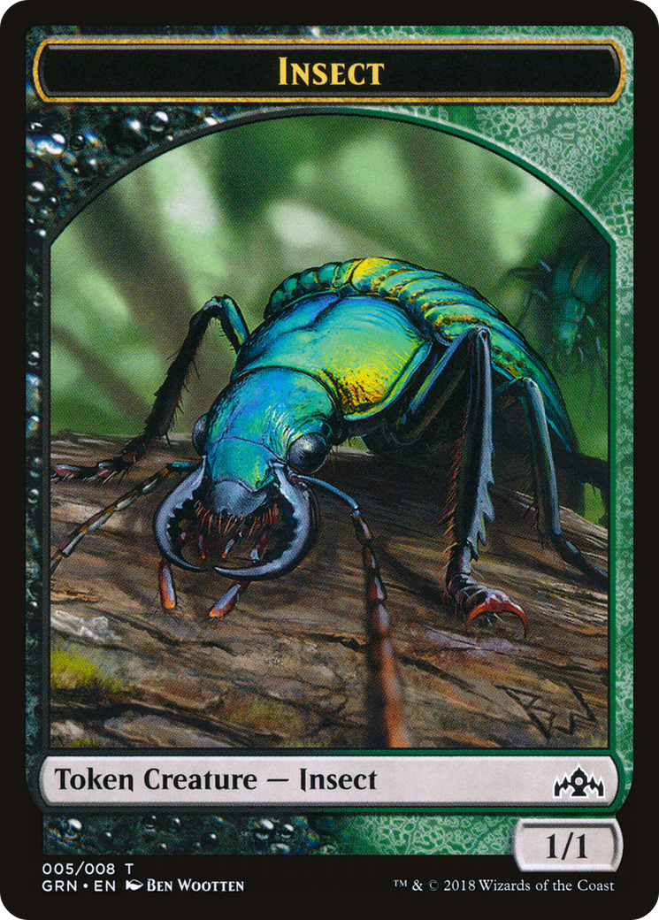 Insect Token [Guilds of Ravnica Tokens]-1